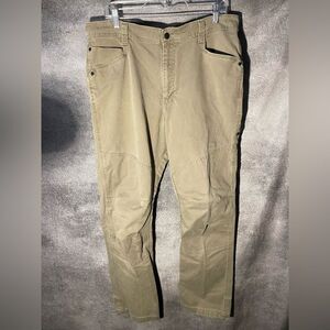 Wrangler ATG All Terrain Gear Pants Mens 38x32 Khaki Utility Work Stretch Hiking
